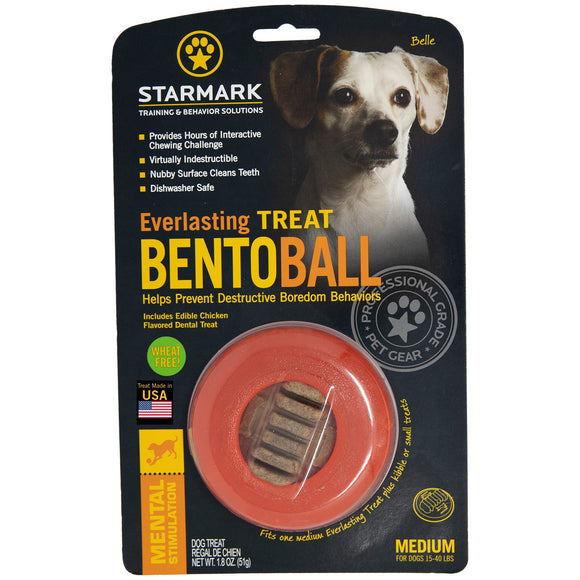 StarMark Everlasting Treat Bento Ball Dog Toy, Medium