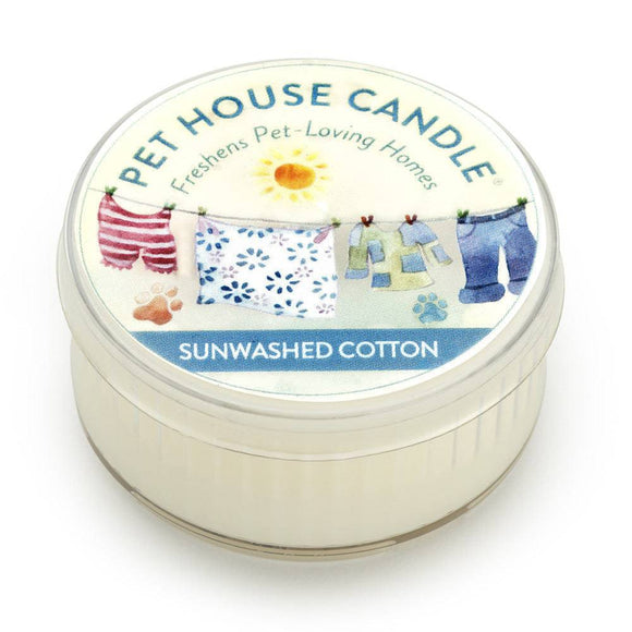Pet House Candle Mini Sunwashed Cotton