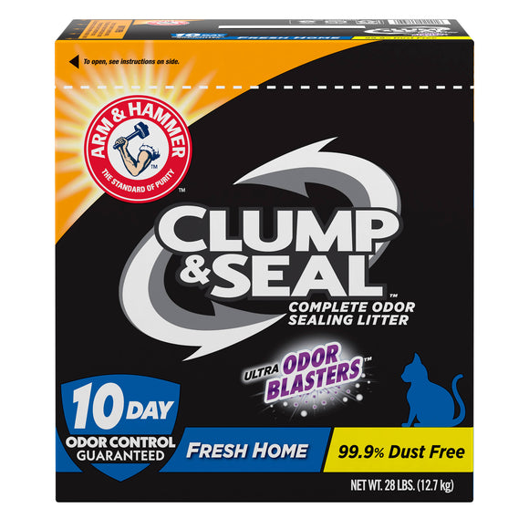 Arm & Hammer Clump & Seal Cat Litter  Fresh Home Scent 28lb
