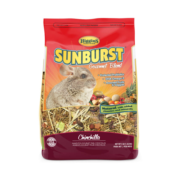 Higgins Sunburst Chinchilla Small Animal Food, 3 Lb