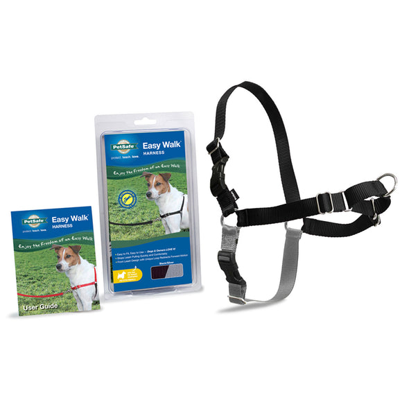 PetSafe Easy Walk Dog Harness, Small/Medium, Black