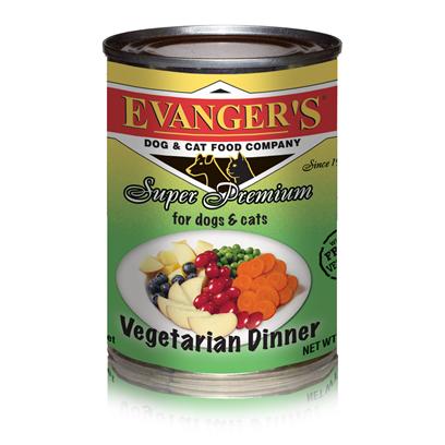 Evanger's Super Premium for Dogs and Cats Vegetaian Dinner, 12 Pack