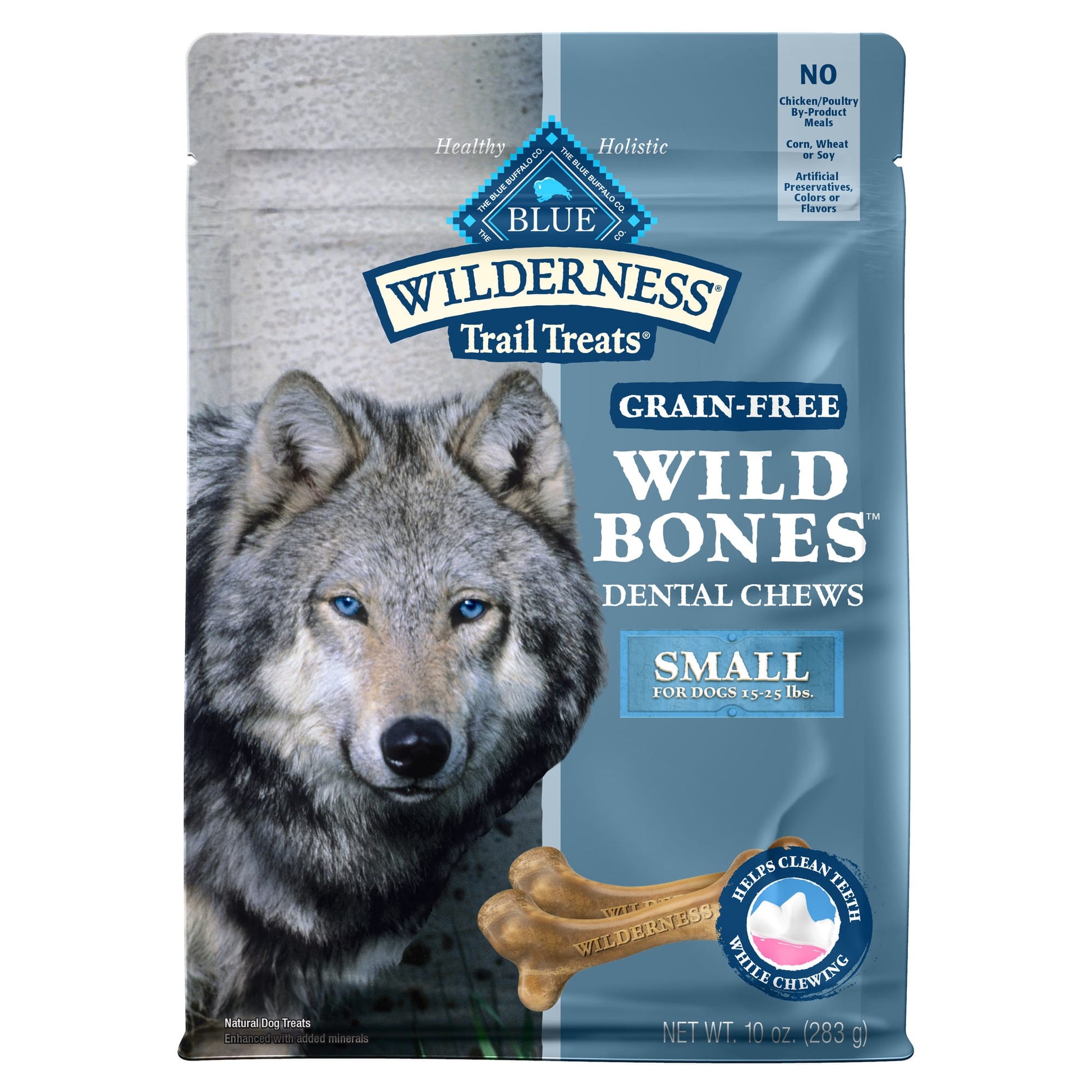 Blue Buffalo Wilderness Wild Bones Small Dental Treats for Adult