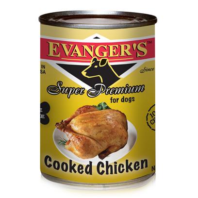 Evanger's Organics Grain-Free Cooked Chicken Recipe Wet Dog Food, 13 Oz, 12 Ct
