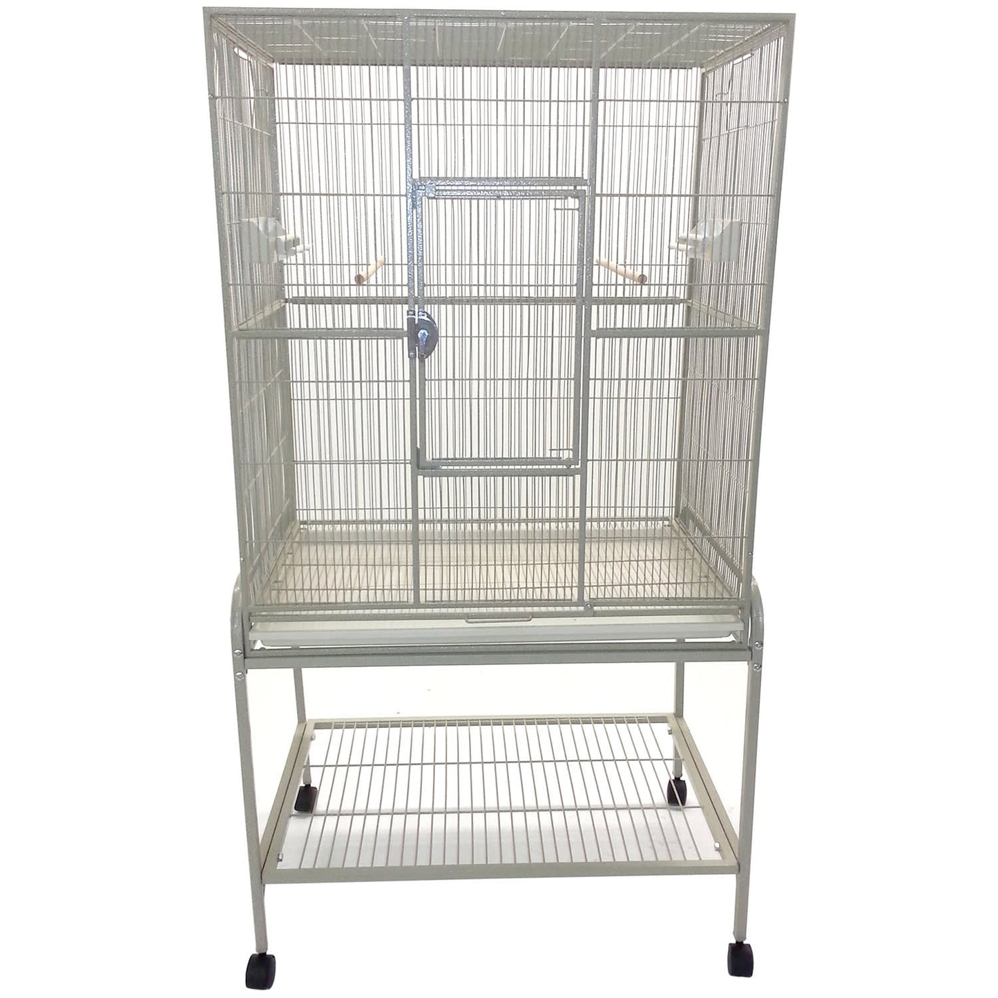 A&E Cage Co Wrought Iron Flight Cage-Platinum