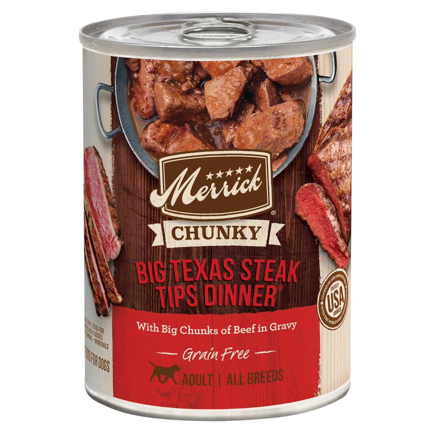 Merrick 12.7oz Chunky Big Texas Steak Tips Dinner