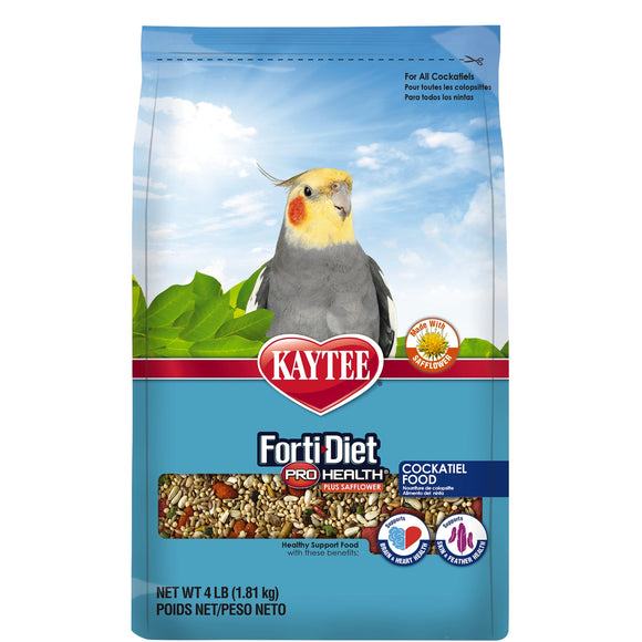 Kaytee Forti-Diet Pro Health Cockatiel Food with Safflower 4lb