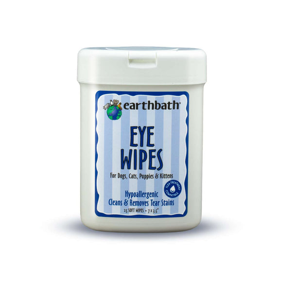 Earthbath® Eye Wipes for Cat & Dog 30 Count