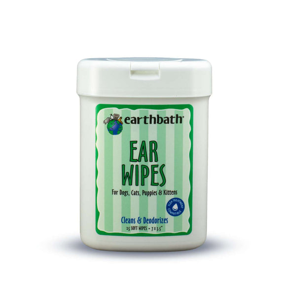 Earthbath® Ear Wipes for Cat & Dog 30 Count