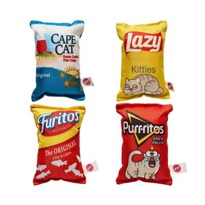 Spot Fun Food Kitty Chips Cat Toy Assorted, 1ea