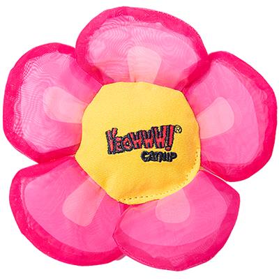 Yeowww! Daisy's Flower Tops Pink Catnip Cat Toy