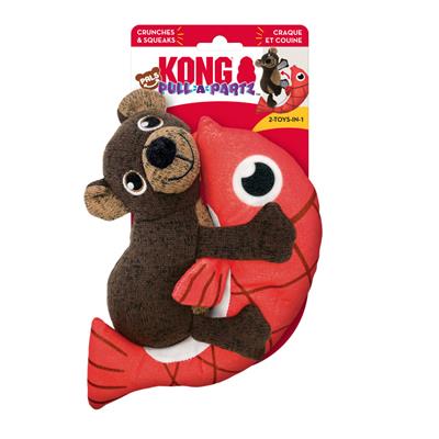 KONG Pull-A-Partz Pals Dog Toy Bear Medium