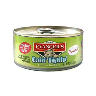 Evanger's Goin' Fishin' Wet Cat Food, 13 Oz