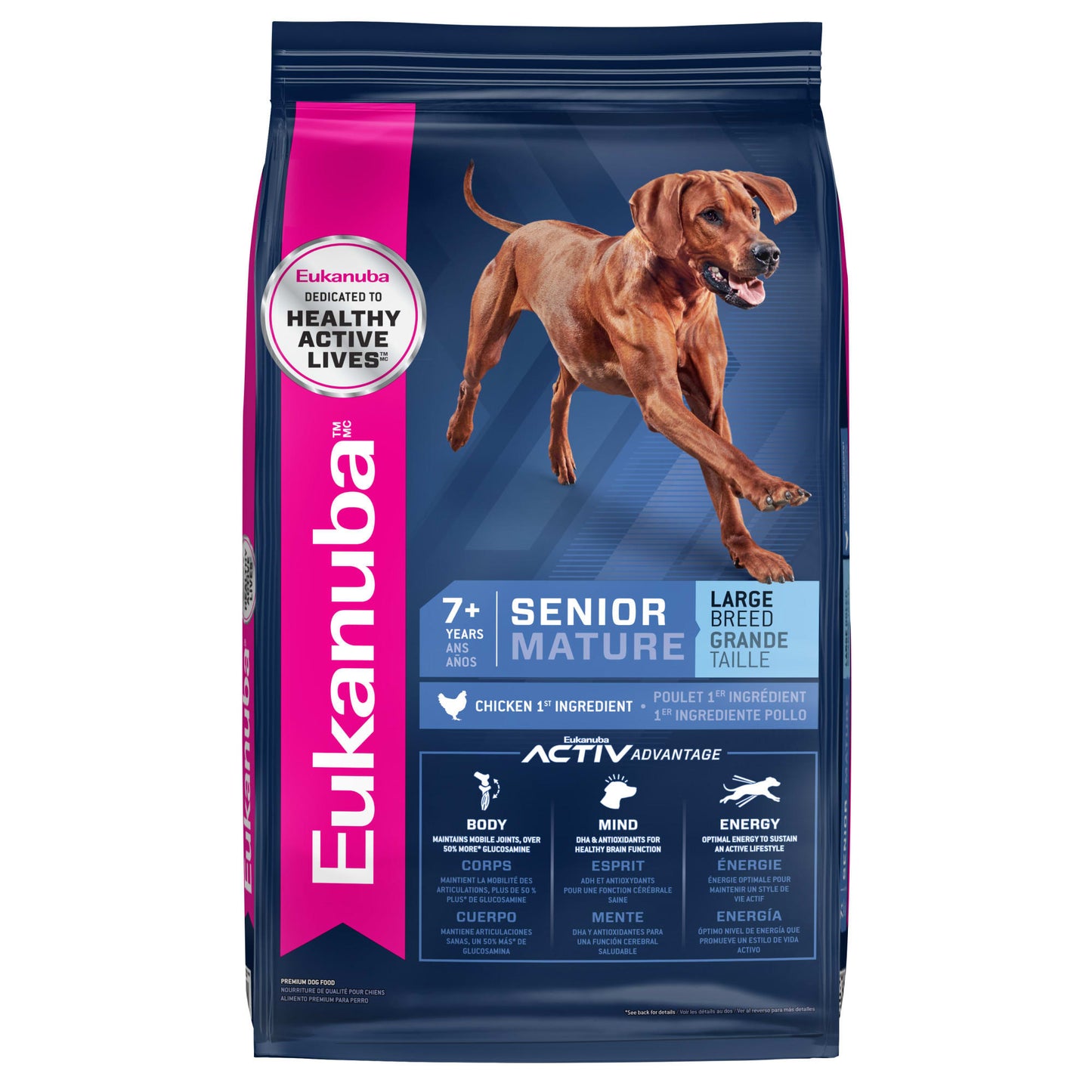 Eukanuba Large Breed Senior Maintenance Chicken Dry Dog Food, 30 lb