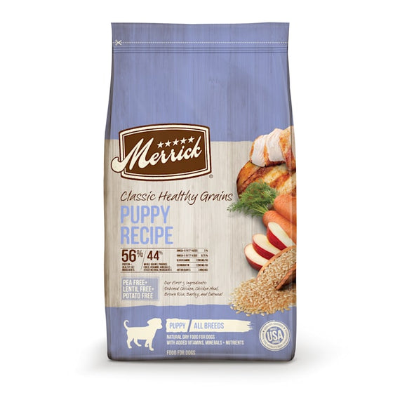 Merrick Classic Healthy Grains Puppy Recipe Dry Dog Food - 12 lb Bag