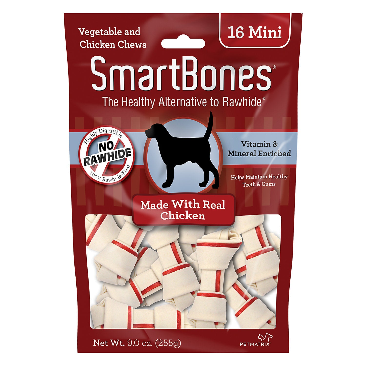 SmartBones Chicken Mini Bones for Dogs, Rawhide-Free 16 Pk – Benson's ...