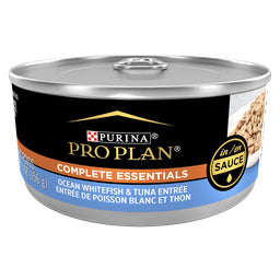 Purina Pro Plan Gravy 5.5 oz Wet Cat Food  Ocean Whitefish and Tuna Entree in Sauce