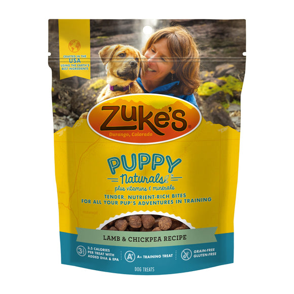 Zuke's Puppy Naturals Lamb & ChickPea Recipe Dog Treats, 5 Oz