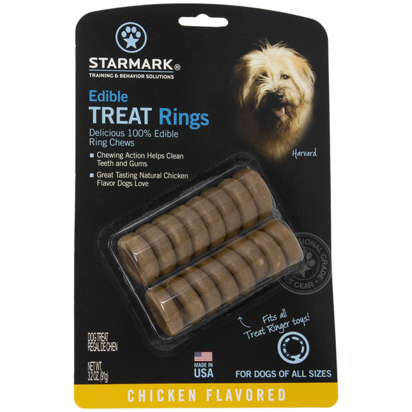 Starmark Edible Treat Rings Dog Chew