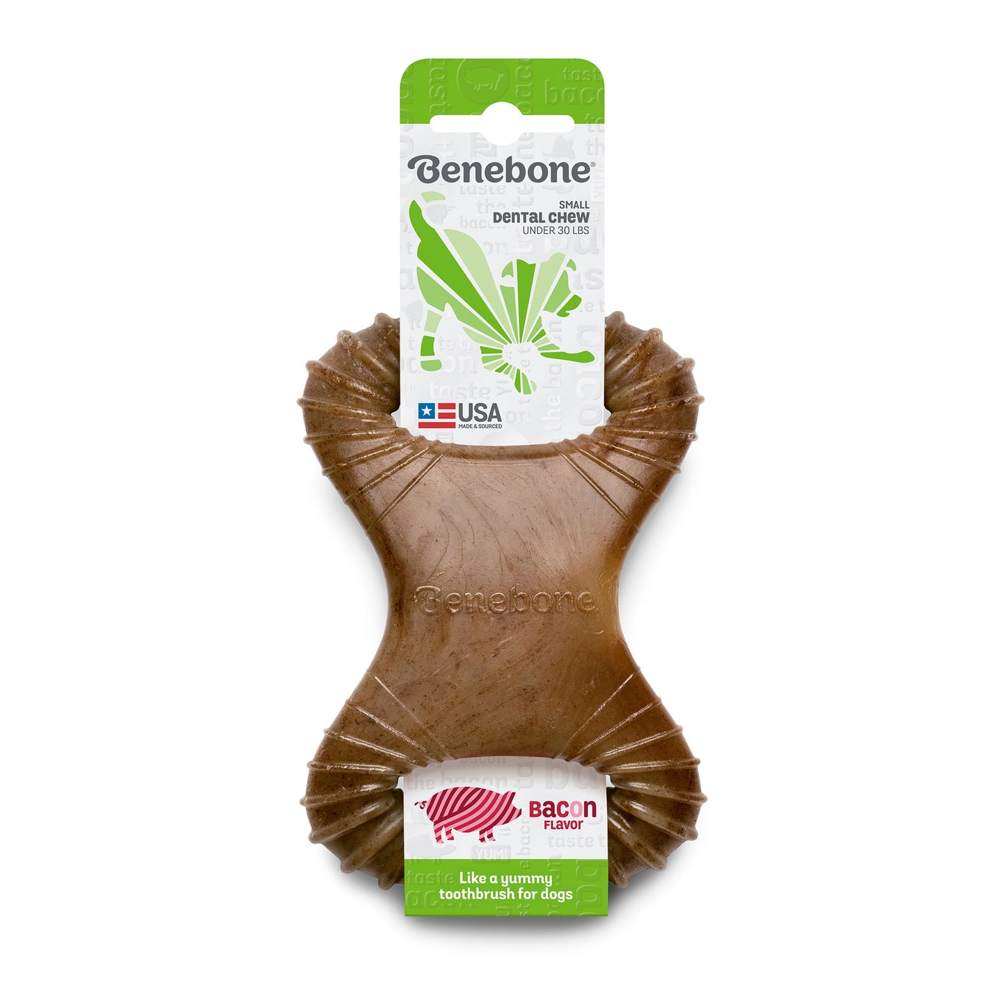 Benebone Bacon Flavored Dental Chew Mini Size
