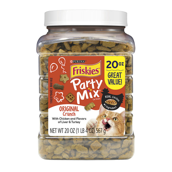 Friskies Cat Treats  Party Mix Original Crunch  6 oz. Pouch