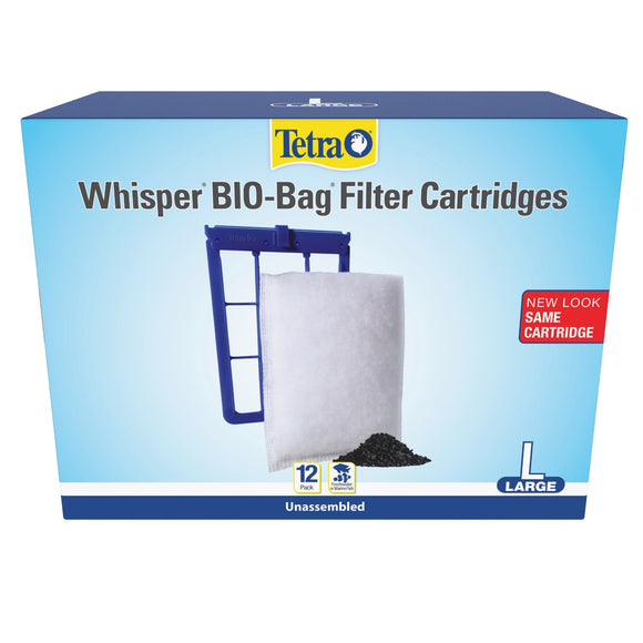 Tetra Whisper Bio-Bag Disposable Filter Cartridges 12 Count  Large