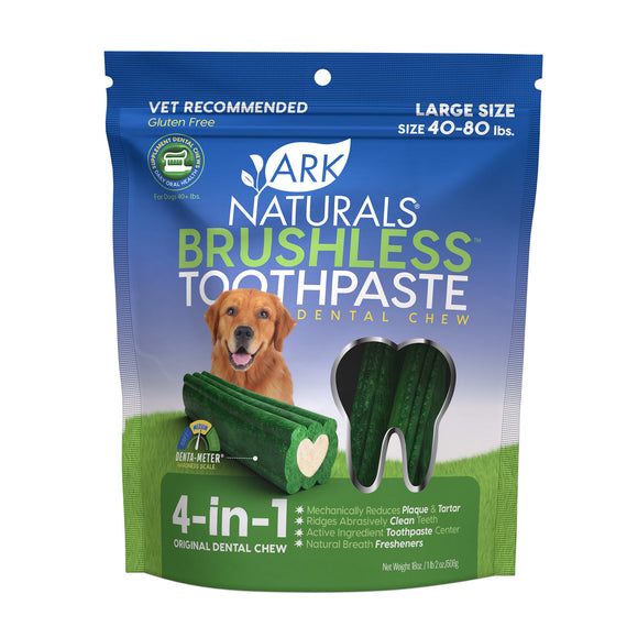 Ark Naturals Brushless Toothpaste for Dogs Dental Health  Large