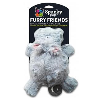Spunky Puppy Hippo with Ball Squeaker