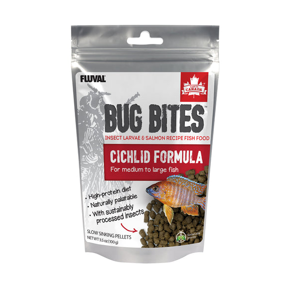 Fluval Bug Bites Cichlid Pellets 3.53 oz