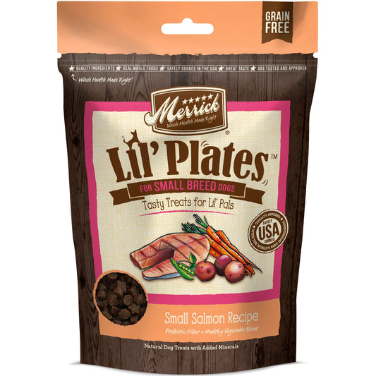 Merrick - Lil Plates Treats For Small Breed Dogs Salmon Recipe - 5 oz.