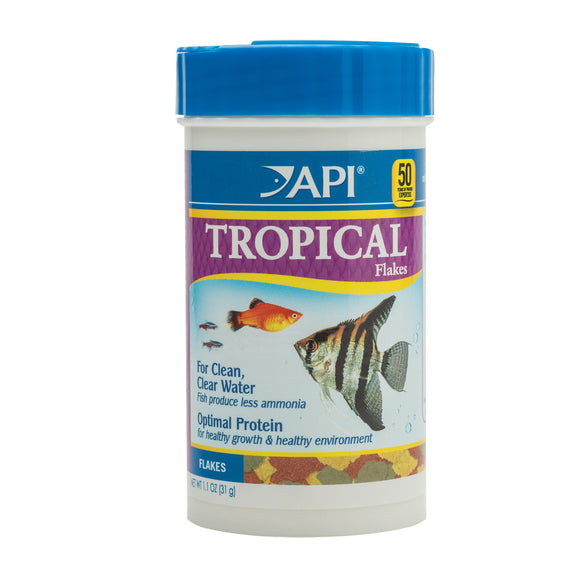 API Tropical Flakes, Fish Food, 1.1 oz