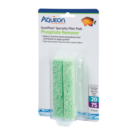 Aqueon Replacement Specialty Filter Pads Phosphate Remover 20/75
