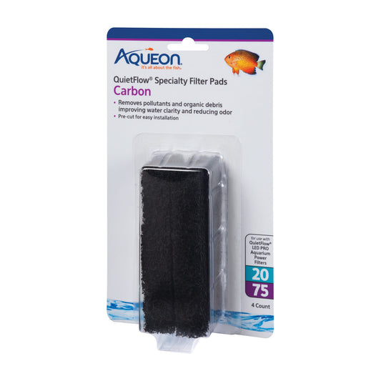 Aqueon Replacement Specialty Filter Pads Carbon 20/75