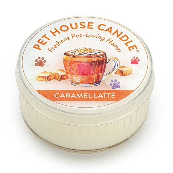 Pet House Candle Mini Caramel Latte