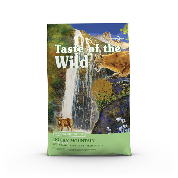 Taste of the Wild Rocky Mountain Grain-Free Dry Cat Food, 5 lb. bag