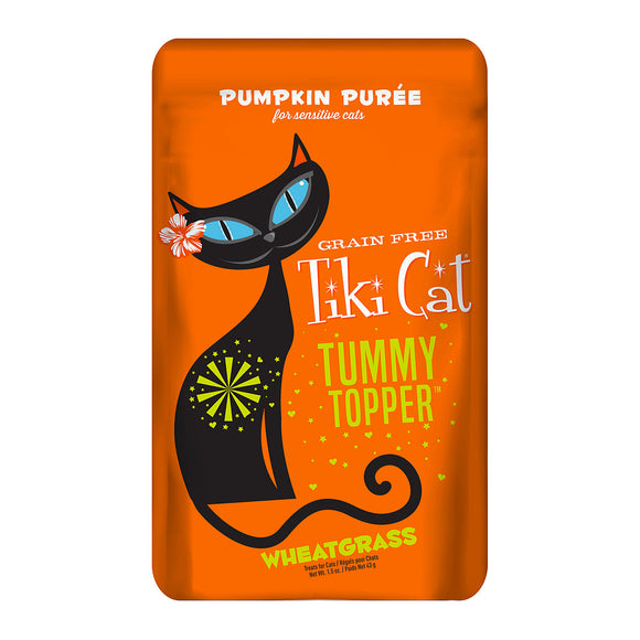 TIKI- 1.5 oz Pumpkin Puree & Wheatgrass Cat Food