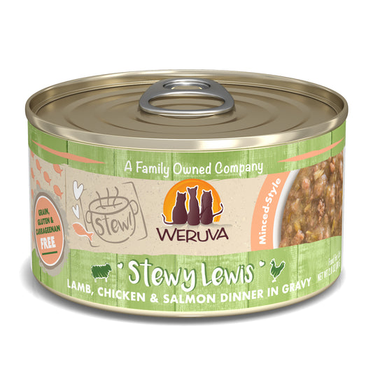 Weruva Stew 2.8oz Canned Cat food Stewy Lewis