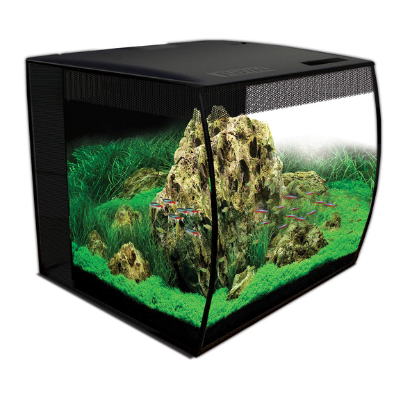 FL FLEX 15 Gal. Glass Aquarium Kit White
