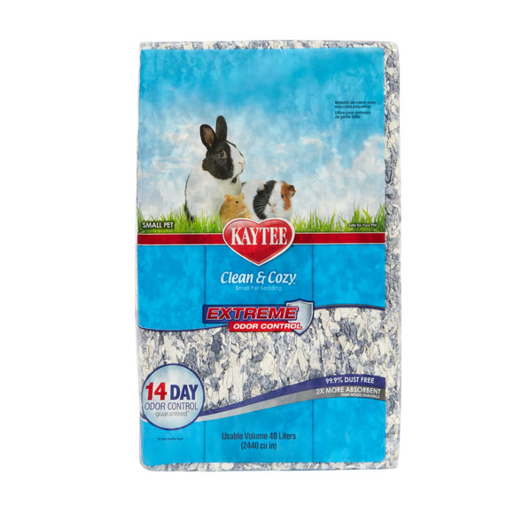Kaytee Clean & Cozy Extreme Odor Control Small Animal Pet Bedding  40 Liters