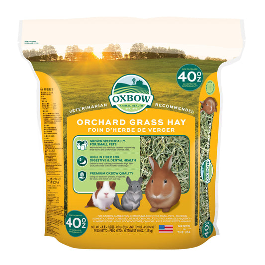 Oxbow Pet Products Orchard Grass Dry Small Animal Food, 40 oz.
