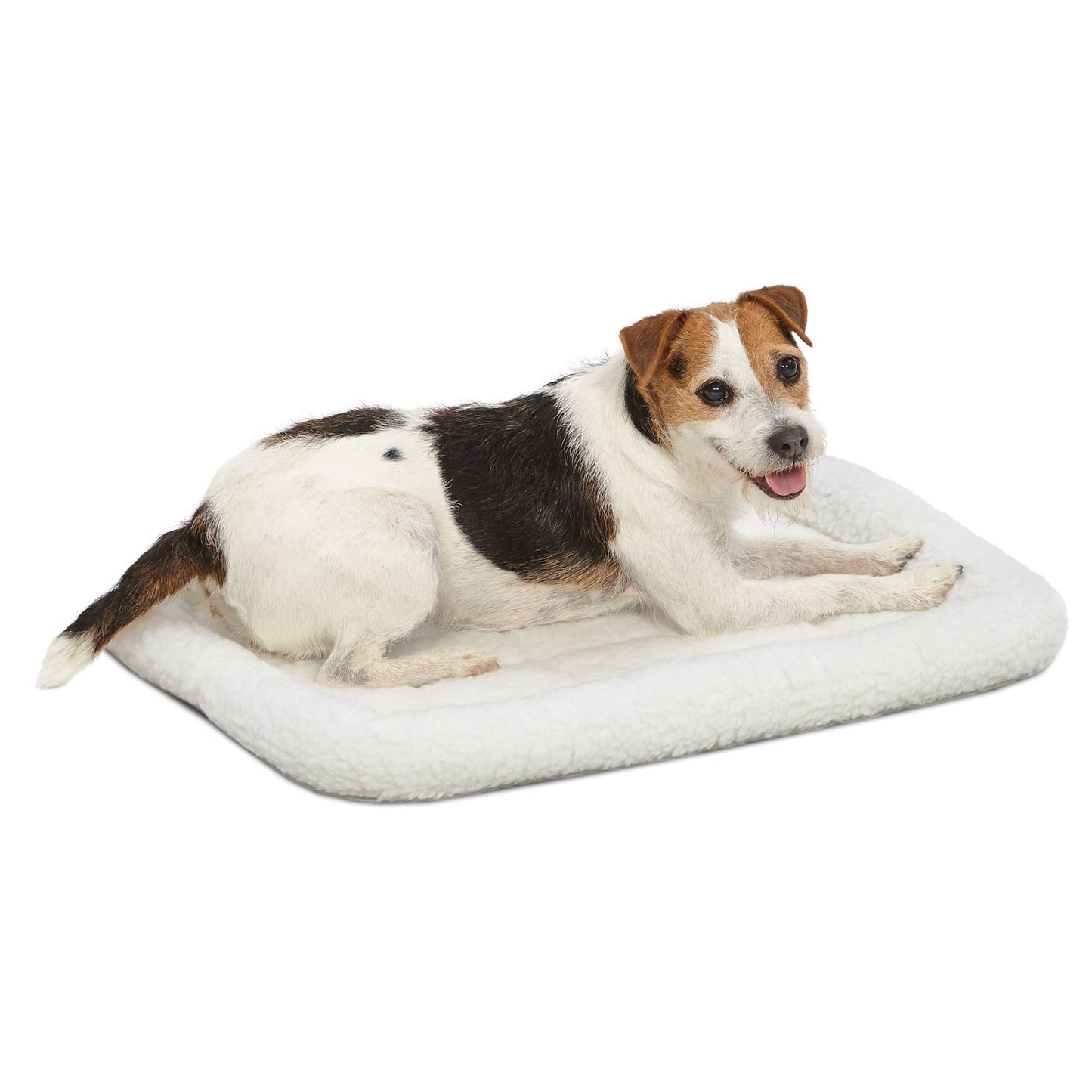Midwest Deluxe Quiet Time Bolster Pet Bed  Fleece  24