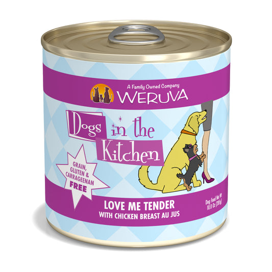 Weruva Dogs in the Kitchen 10oz Can Dog food Love Me Tender with Chicken Breast