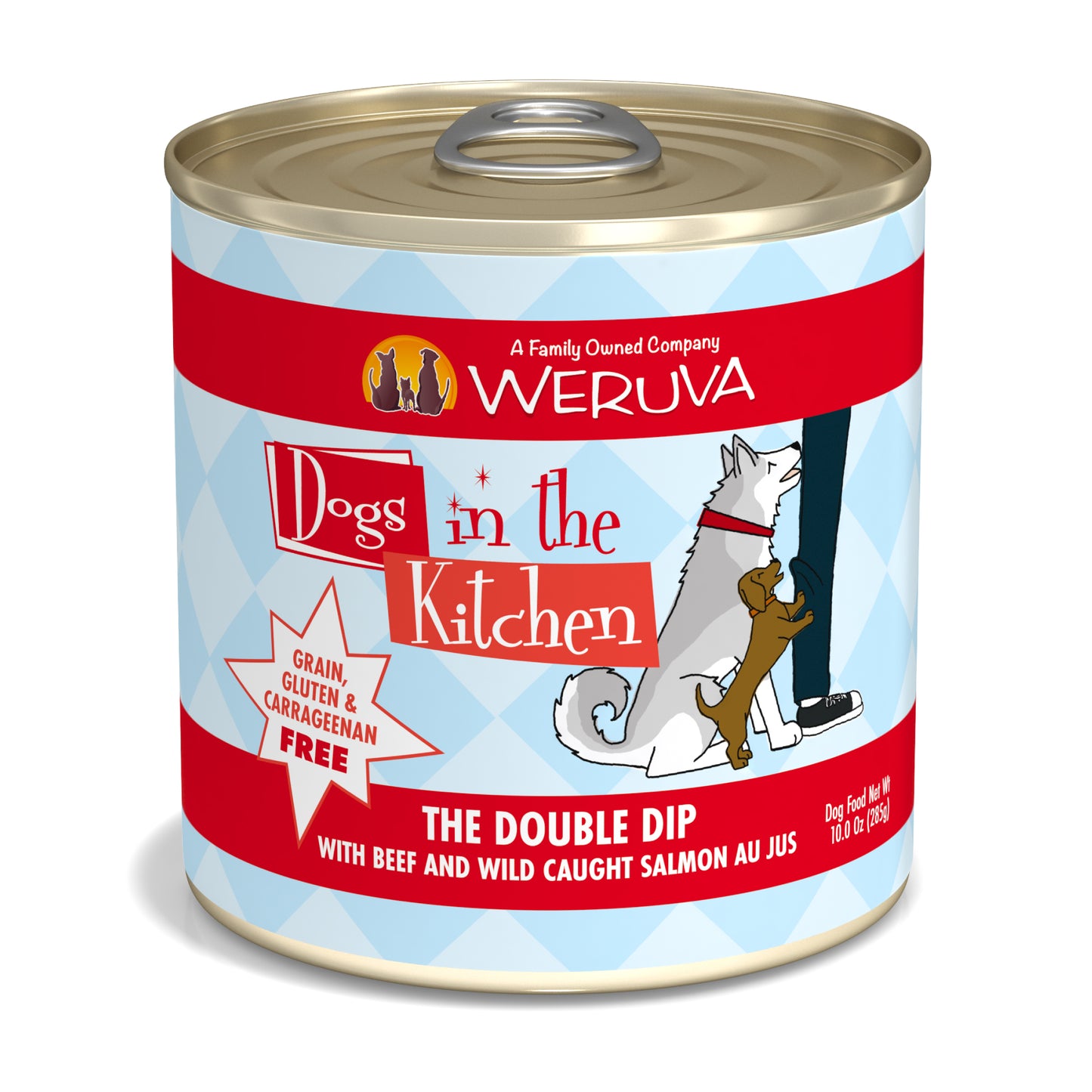 Weruva Dogs in the Kitchen 10oz Can Dog food the Double Dip