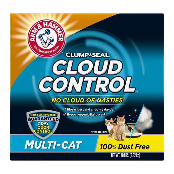 Arm & Hammer, Breathe Easy, Cloud Control Clumping Cat Litter - 19lbs