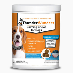 ThunderWunders Calming Chews for Dogs  180 Soft Chews
