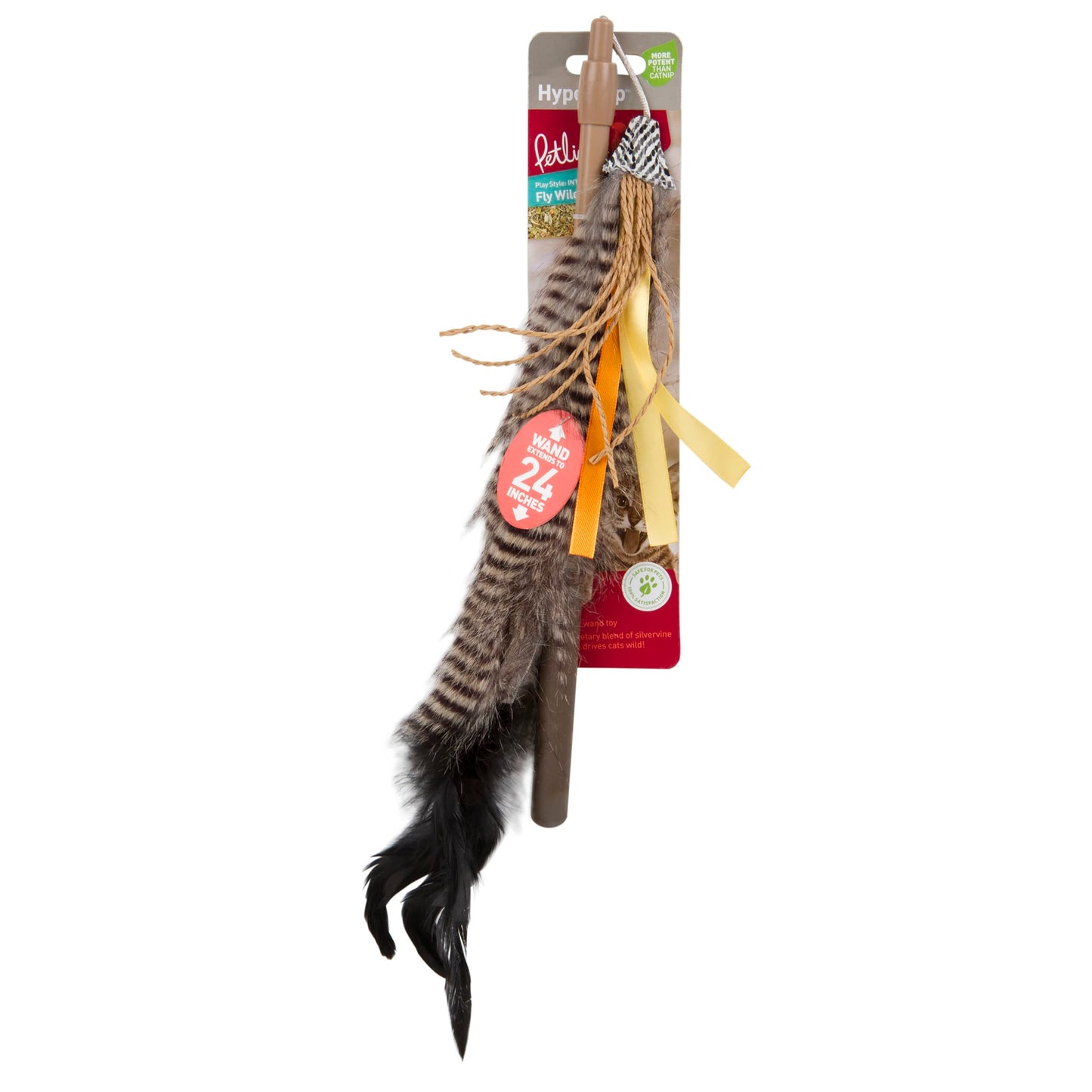 Petlinks Safari HappyNip Fly Wild Wand Cat Toy