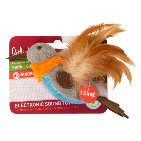 Petlinks Flutter Singer Hummingbird Electronic Sound Cat Toy