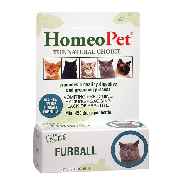 Homeopet Feline Furball Relief 15lm