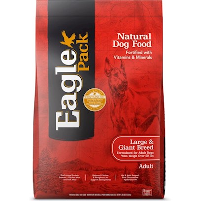 Eagle Pack Natural Dry Large Breed Dog Food Chicken & Pork 30lb