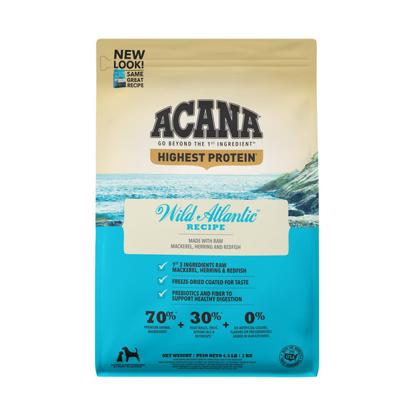 Acana Wild Atlantic Dry Dog Food 4.5lb